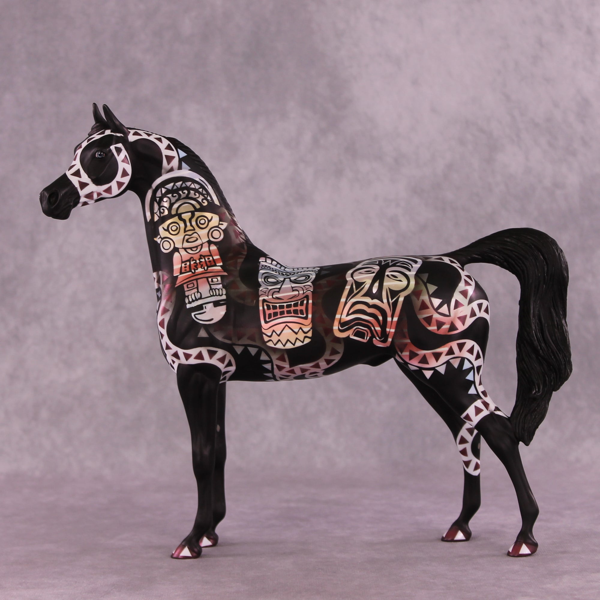 Ancestral Smile OOAK Arabian Stallion by Kike Duarte DDOOAKs25