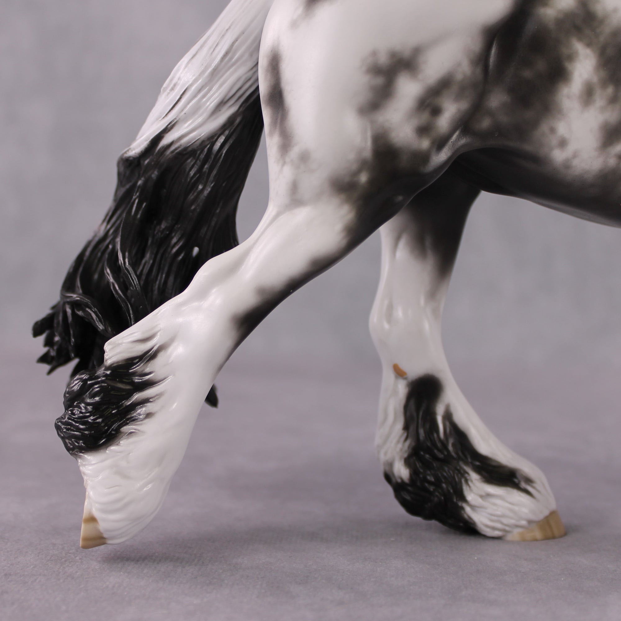 "Clove" OOAK FCM Stone Horses - Black Sabino Irish Cob by Sheryl Leisure &amp; Mona Best Offer 02/18/2025