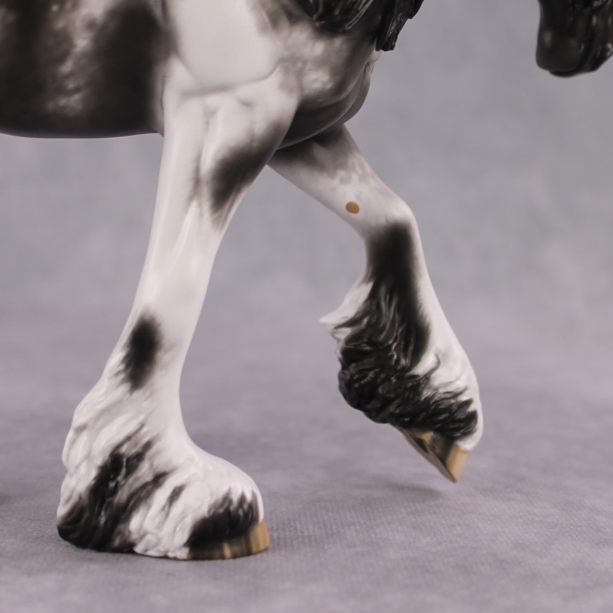 "Clove" OOAK FCM Stone Horses - Black Sabino Irish Cob by Sheryl Leisure &amp; Mona Best Offer 02/18/2025