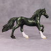 PREVIEW LISTING ONLY Hacking OOAK Deco Green Friesian Chip By Jamie Adamson MM24