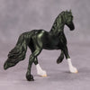 PREVIEW LISTING ONLY Hacking OOAK Deco Green Friesian Chip By Jamie Adamson MM24