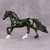 PREVIEW LISTING ONLY Hacking OOAK Deco Green Friesian Chip By Jamie Adamson MM24