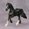 PREVIEW LISTING ONLY Hacking OOAK Deco Green Friesian Chip By Jamie Adamson MM24