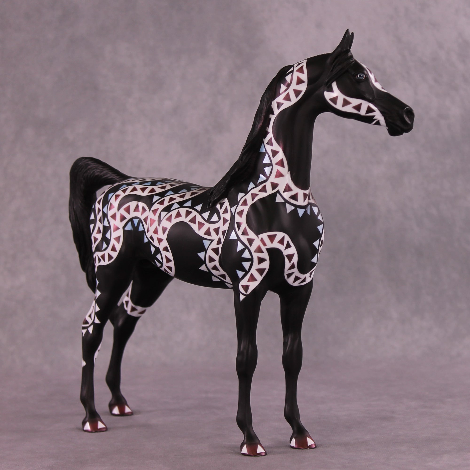 Ancestral Smile OOAK Arabian Stallion by Kike Duarte DDOOAKs25