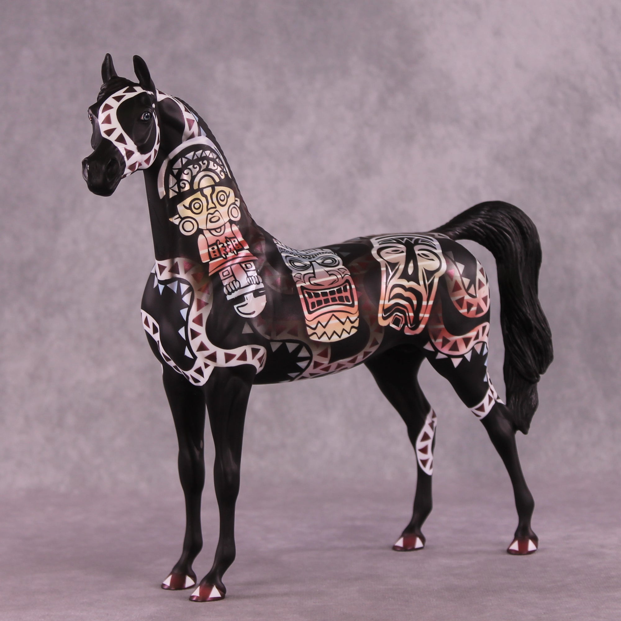 Ancestral Smile OOAK Arabian Stallion by Kike Duarte DDOOAKs25