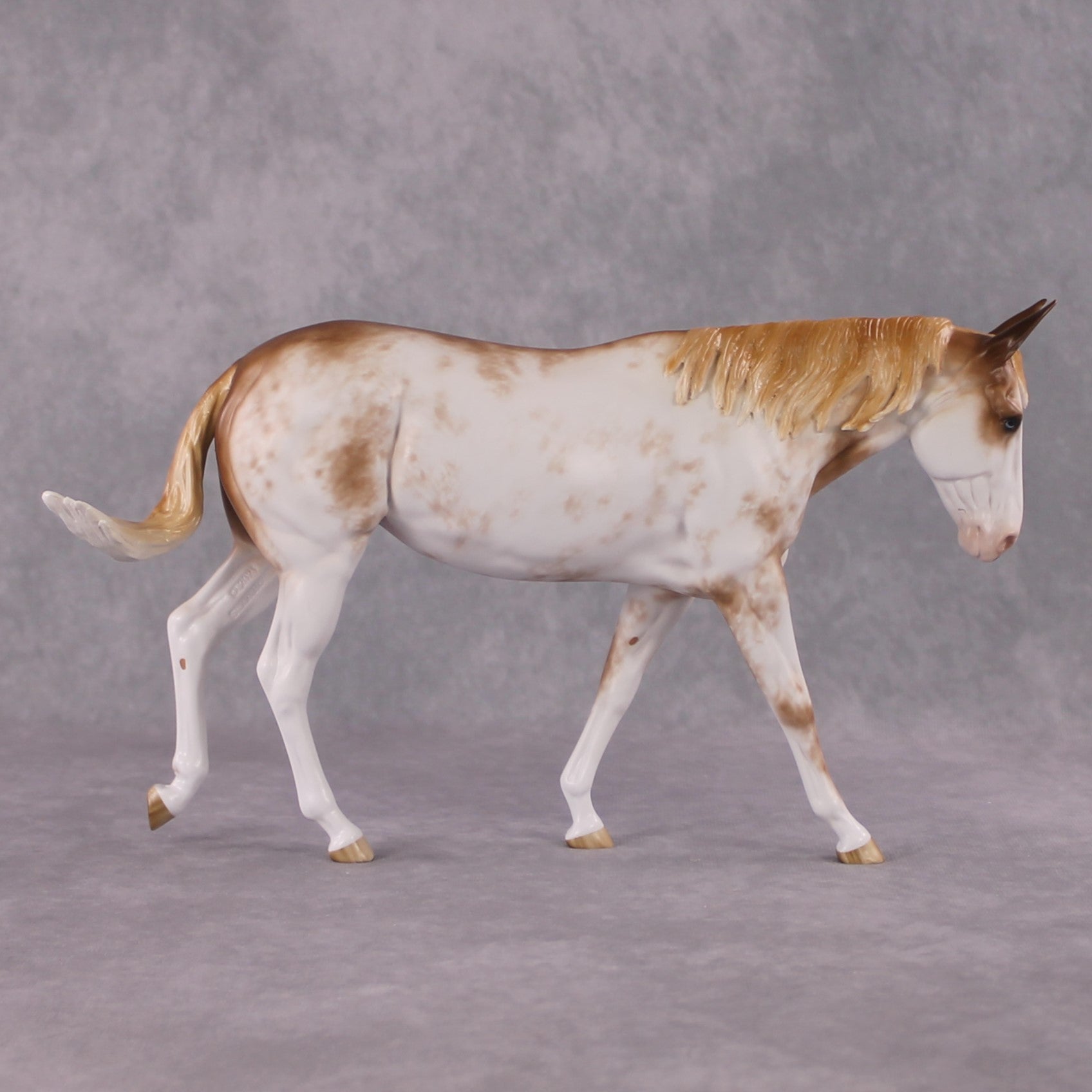 "Saffron" OOAK FCM Stone Horses - Sabino Large Mule by Sheryl Leisure &amp; Mona Best Offer 02/18/2025