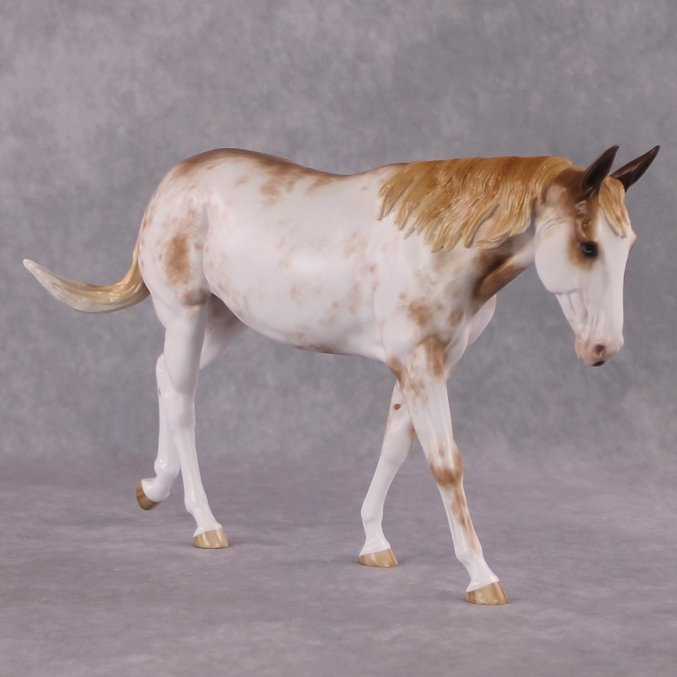 "Saffron" OOAK FCM Stone Horses - Sabino Large Mule by Sheryl Leisure &amp; Mona Best Offer 02/18/2025