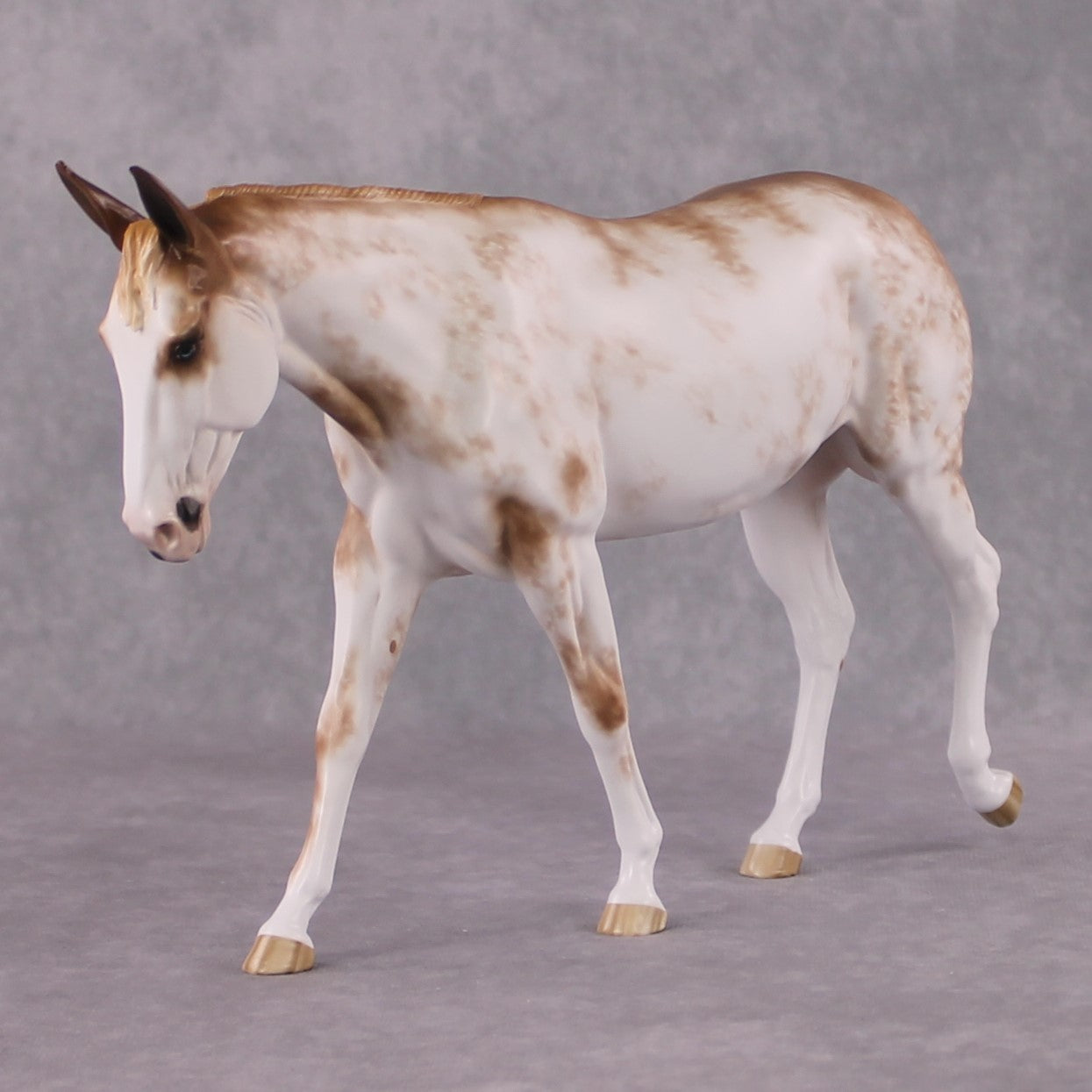"Saffron" OOAK FCM Stone Horses - Sabino Large Mule by Sheryl Leisure &amp; Mona Best Offer 02/18/2025