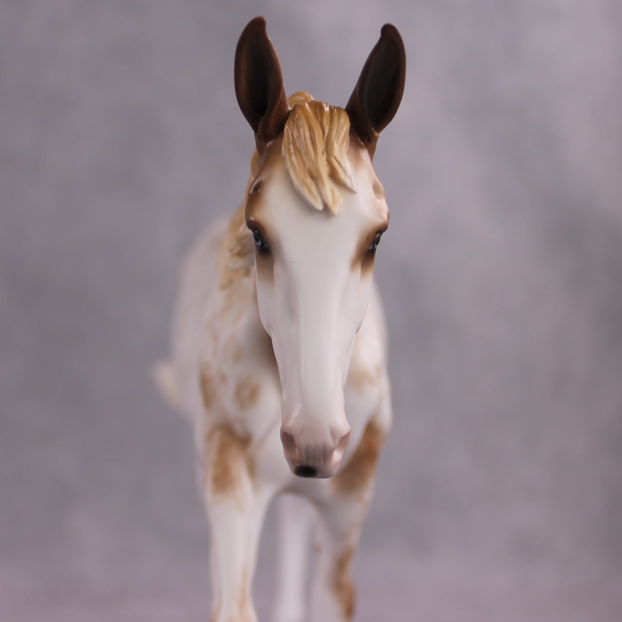 "Saffron" OOAK FCM Stone Horses - Sabino Large Mule by Sheryl Leisure &amp; Mona Best Offer 02/18/2025