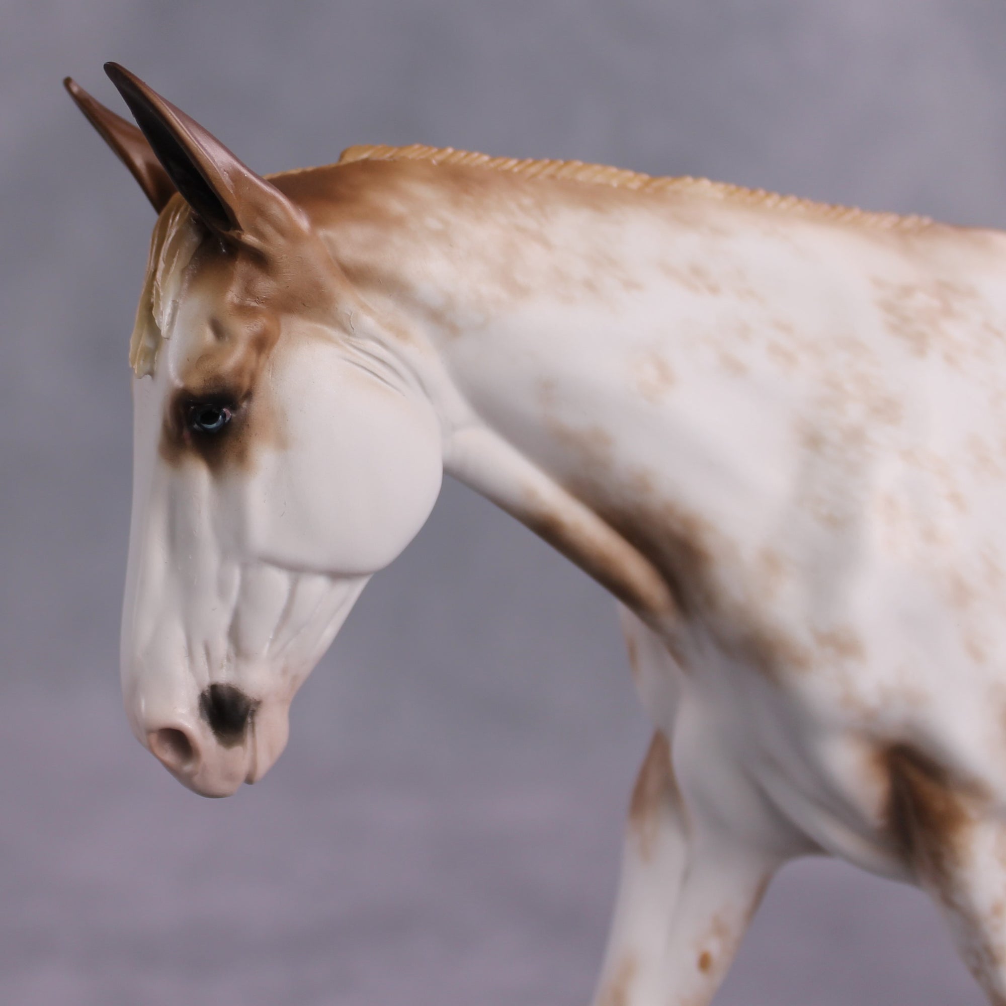 "Saffron" OOAK FCM Stone Horses - Sabino Large Mule by Sheryl Leisure &amp; Mona Best Offer 02/18/2025