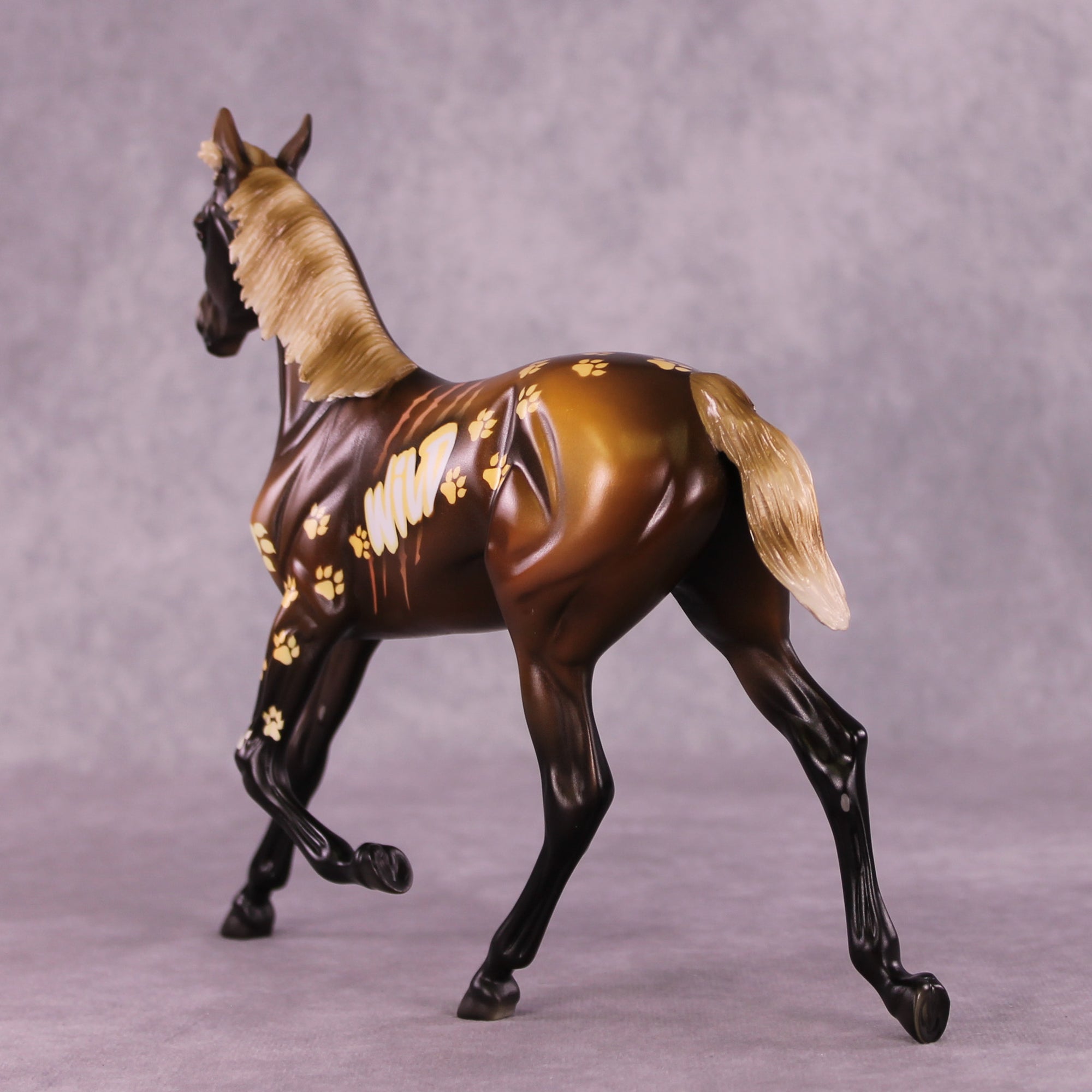 Wild Footprints OOAK FCM Arabian Yearling by Kike (Enrique) Duarte DDOOAKs25