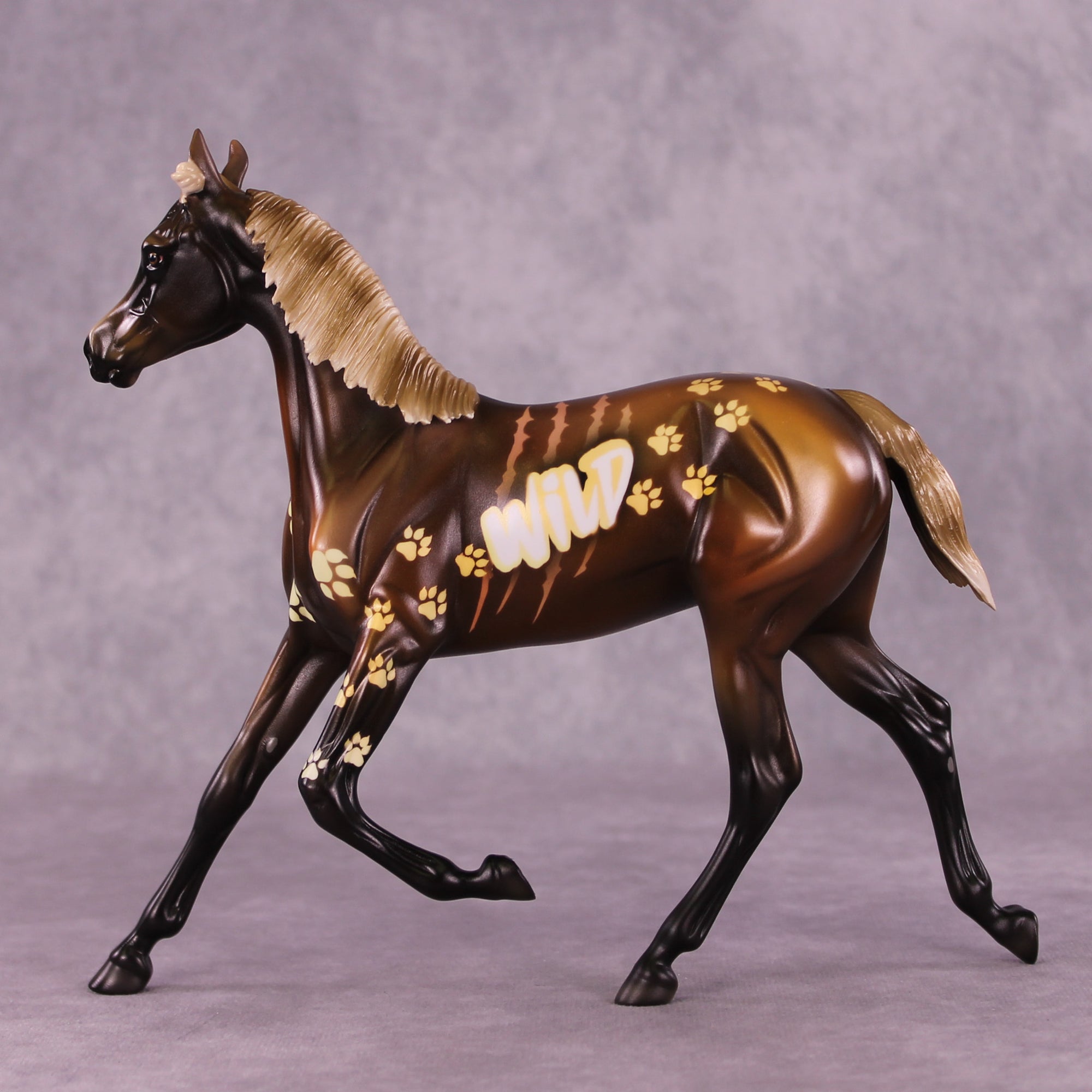 Wild Footprints OOAK FCM Arabian Yearling by Kike (Enrique) Duarte DDOOAKs25