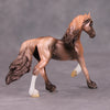 PREVIEW LISTING ONLY Static Electricity OOAK Deco Peachy Grey Friesian Chip By Jamie Adamson MM24