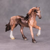 PREVIEW LISTING ONLY Static Electricity OOAK Deco Peachy Grey Friesian Chip By Jamie Adamson MM24