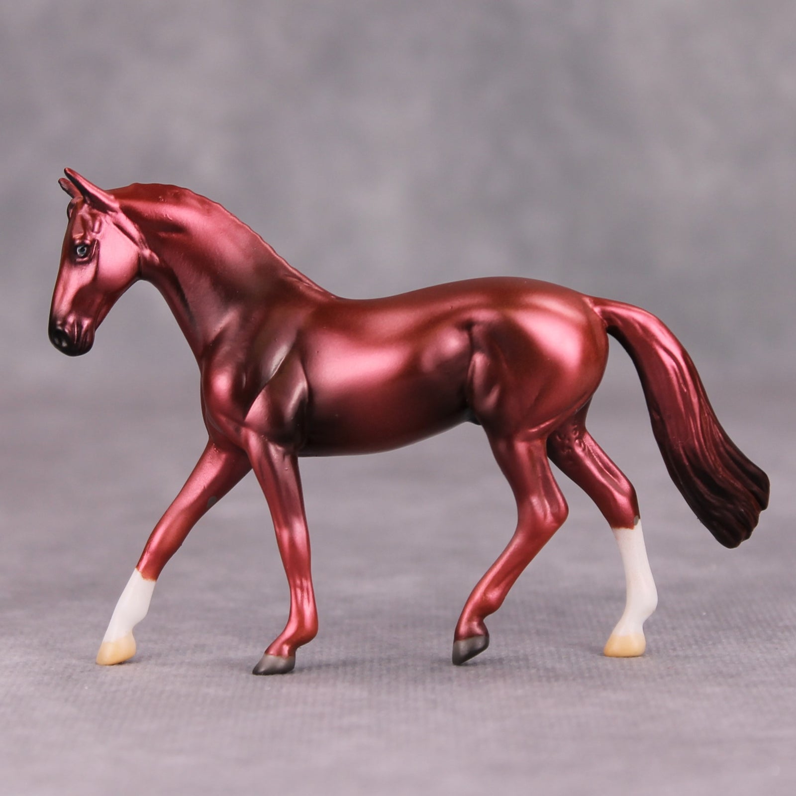 With Miles OOAK Deco Ruby Warmblood Chip By Jamie Adamson MM24