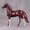 PREVIEW LISTING ONLY DFW OOAK Deco Dark Red Morgan Chip By Jamie Adamson MM24