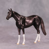 First Class OOAK Obsidian Thoroughbred Chip By Jamie Adamson MM24