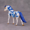 PREVIEW LISTING ONLY Perfect Imperfection OOAK Porcelain Pottery Blue Floral Deco Pony Chip By Jess Hamill  MM24 MHP Auction