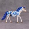 PREVIEW LISTING ONLY Perfect Imperfection OOAK Porcelain Pottery Blue Floral Deco Pony Chip By Jess Hamill  MM24 MHP Auction