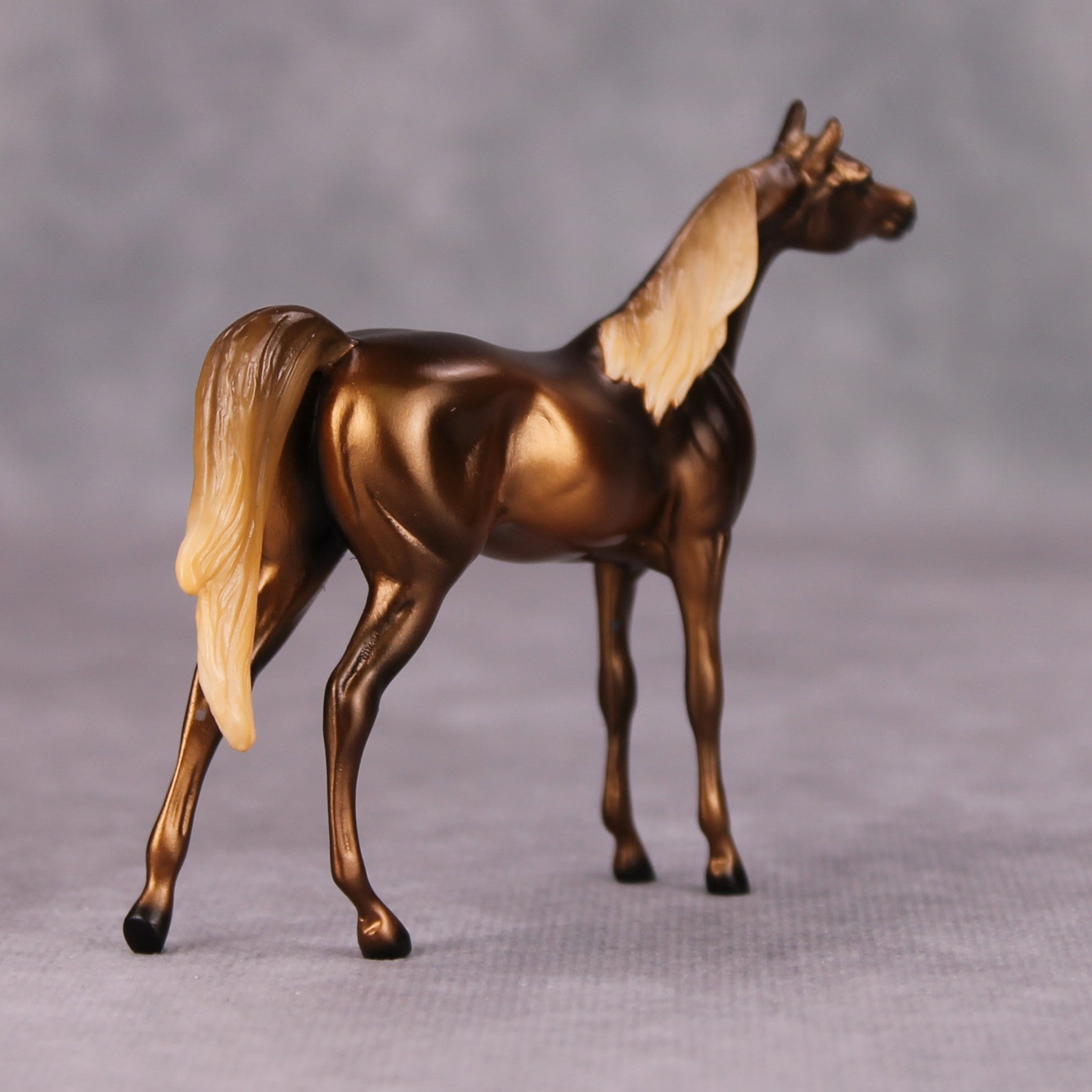 Hickory OOAK Flaxen Chestnut Arabian Chip By Ellen Robbins MM24