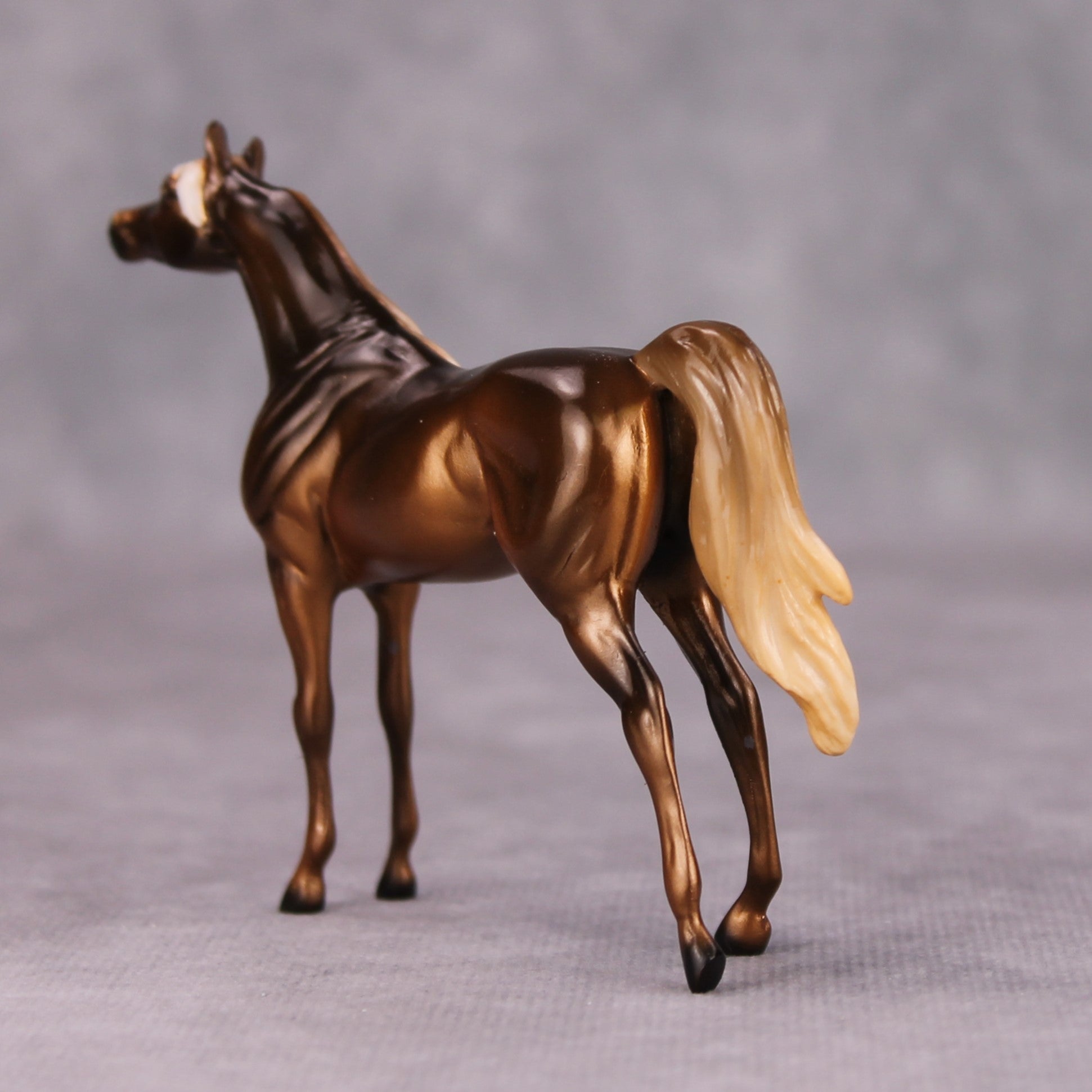 Hickory OOAK Flaxen Chestnut Arabian Chip By Ellen Robbins MM24