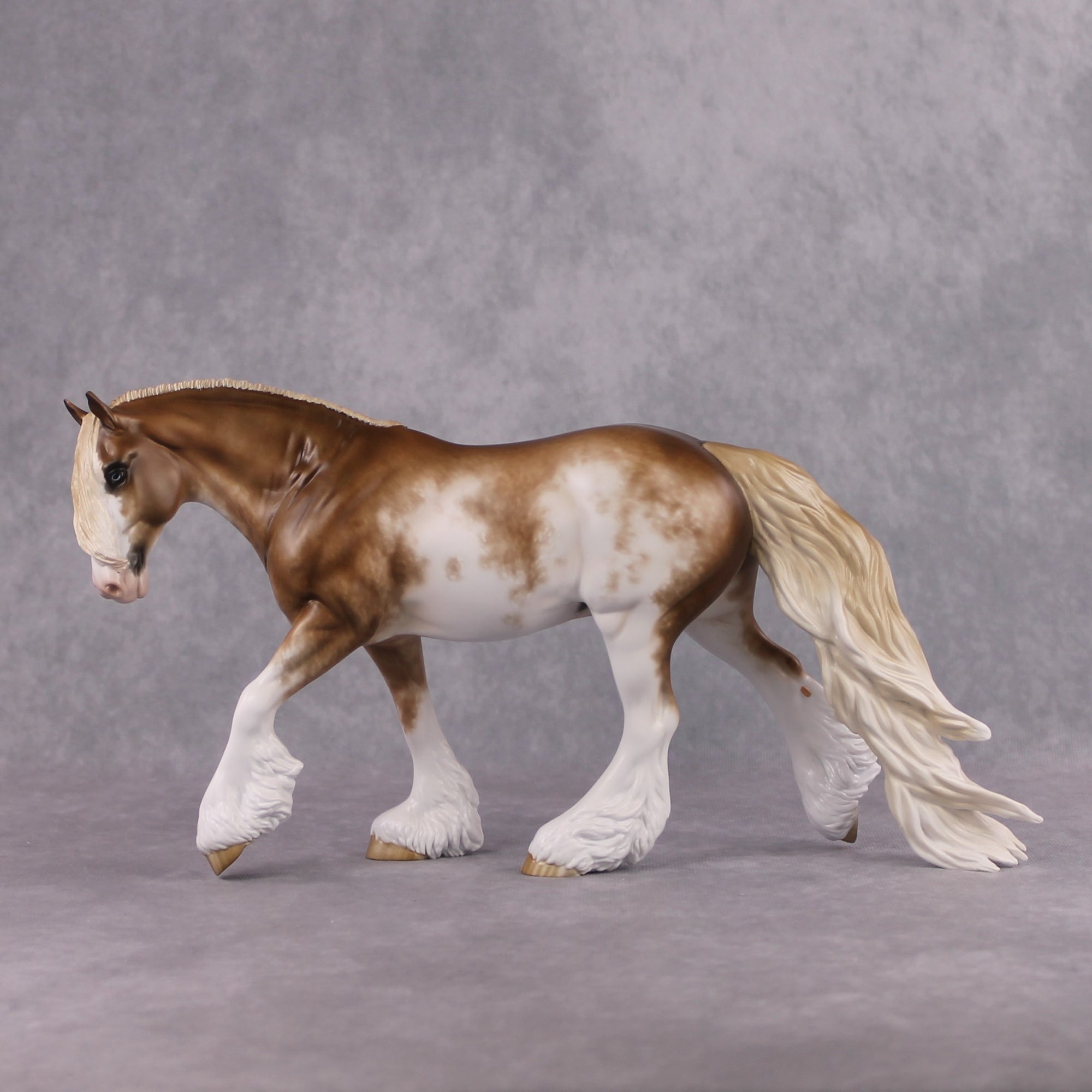 "Luminous" OOAK Chestnut Sorrel Sabino Irish Cob by Sheryl Leisure Best Offer