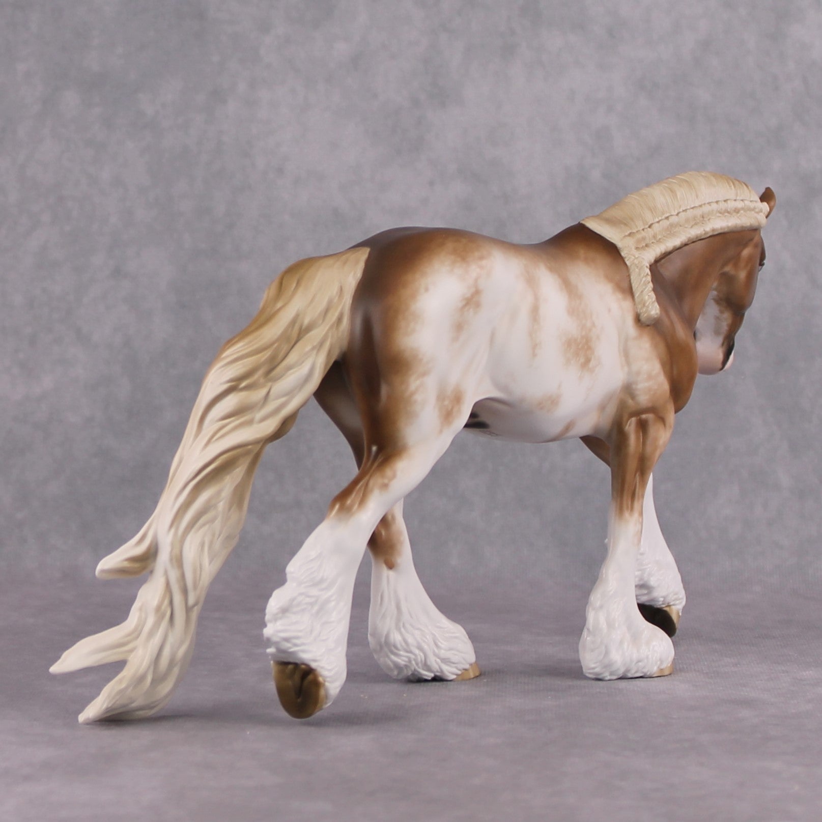 "Luminous" OOAK Chestnut Sorrel Sabino Irish Cob by Sheryl Leisure Best Offer