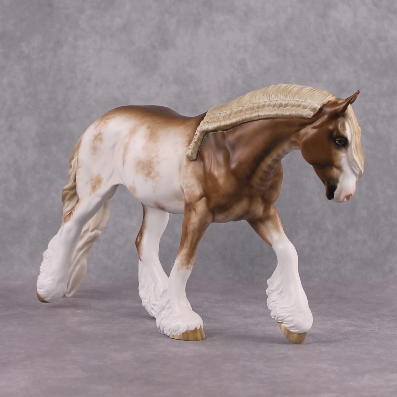 "Luminous" OOAK Chestnut Sorrel Sabino Irish Cob by Sheryl Leisure Best Offer