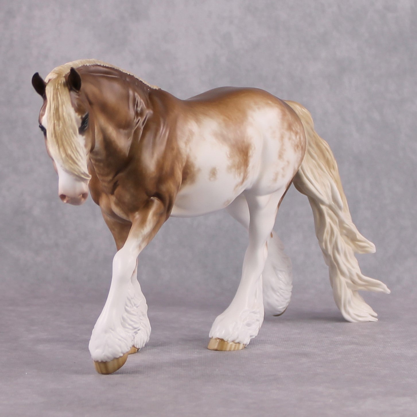 "Luminous" OOAK Chestnut Sorrel Sabino Irish Cob by Sheryl Leisure Best Offer