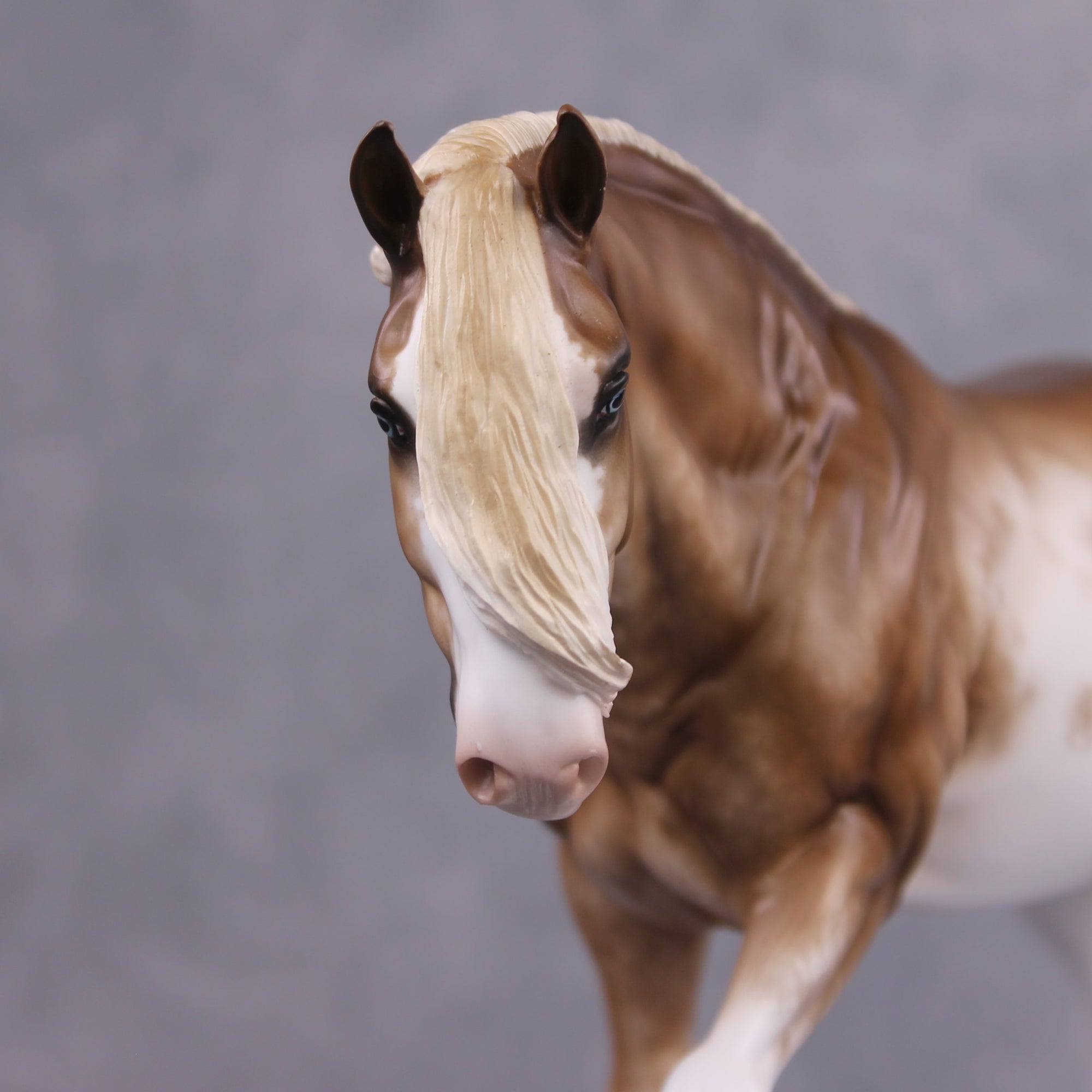 "Luminous" OOAK Chestnut Sorrel Sabino Irish Cob by Sheryl Leisure Best Offer