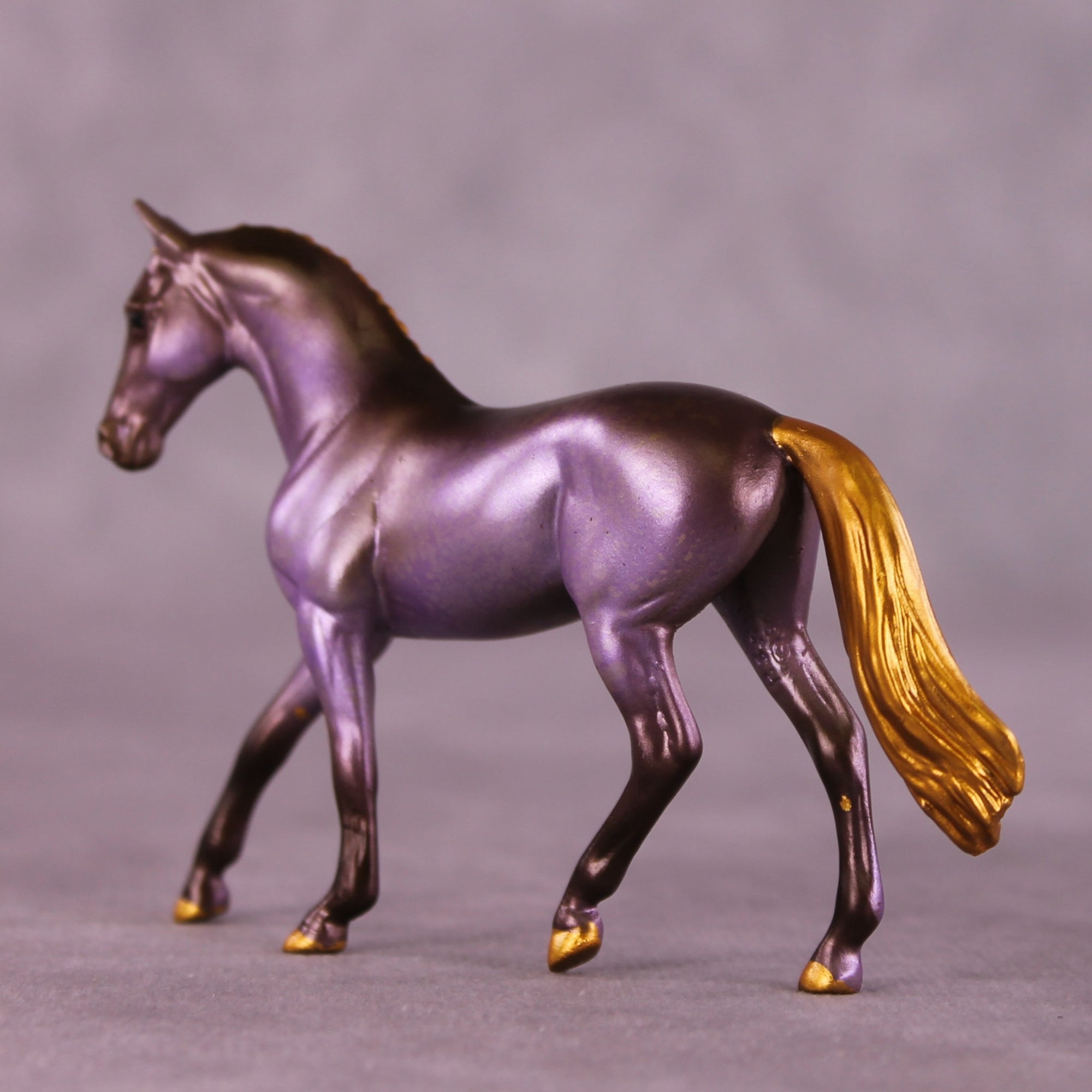 Lavender Mocha OOAK Chip Warmblood By Kristen Cermele July GemStones Series