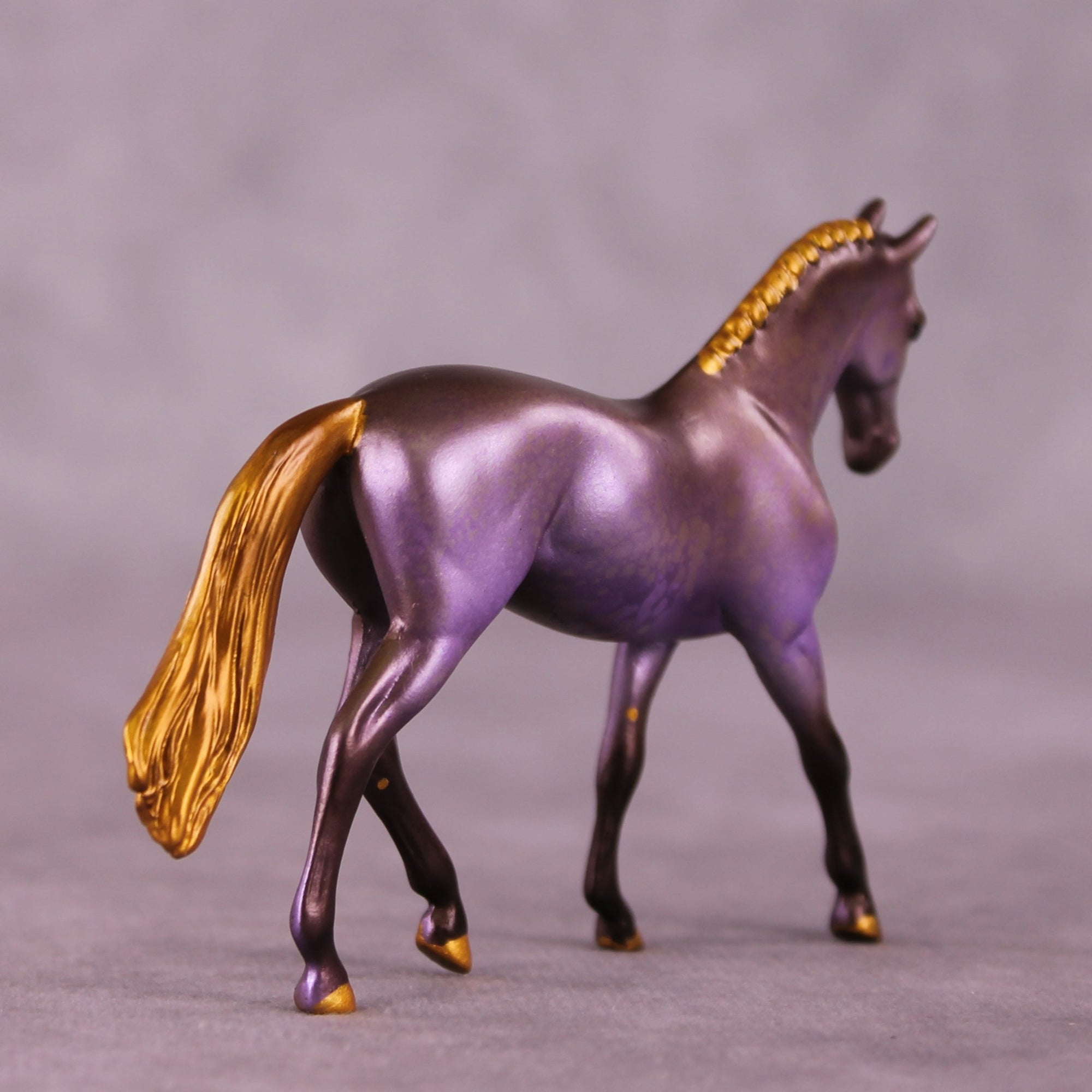 Lavender Mocha OOAK Chip Warmblood By Kristen Cermele July GemStones Series