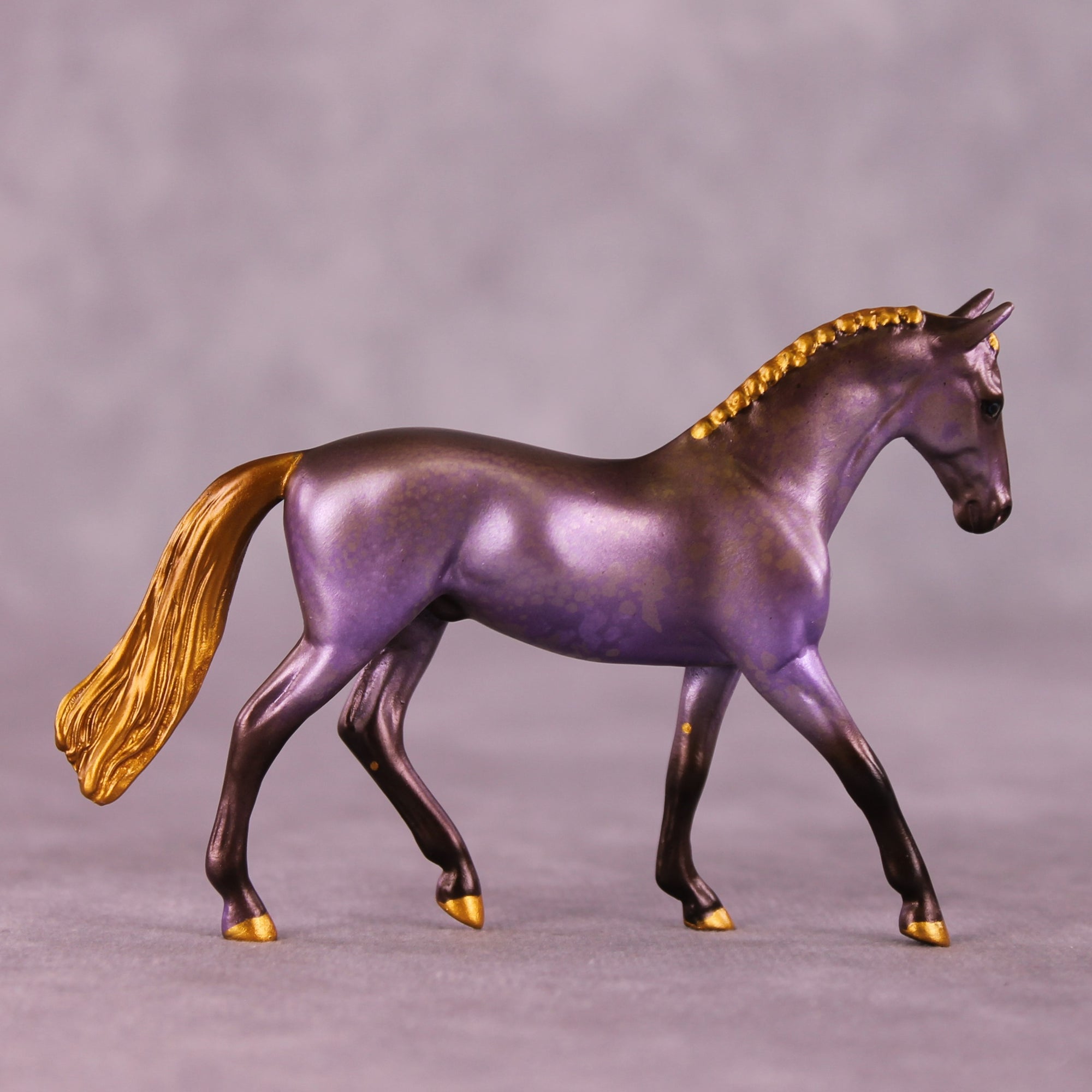 Lavender Mocha OOAK Chip Warmblood By Kristen Cermele July GemStones Series