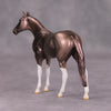 PREVIEW LISTING ONLY Middle Seat OOAK Deco Rosey Steel Grey Thoroughbred Chip By Jamie Adamson MM24