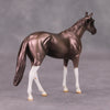 PREVIEW LISTING ONLY Middle Seat OOAK Deco Rosey Steel Grey Thoroughbred Chip By Jamie Adamson MM24