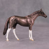 PREVIEW LISTING ONLY Middle Seat OOAK Deco Rosey Steel Grey Thoroughbred Chip By Jamie Adamson MM24