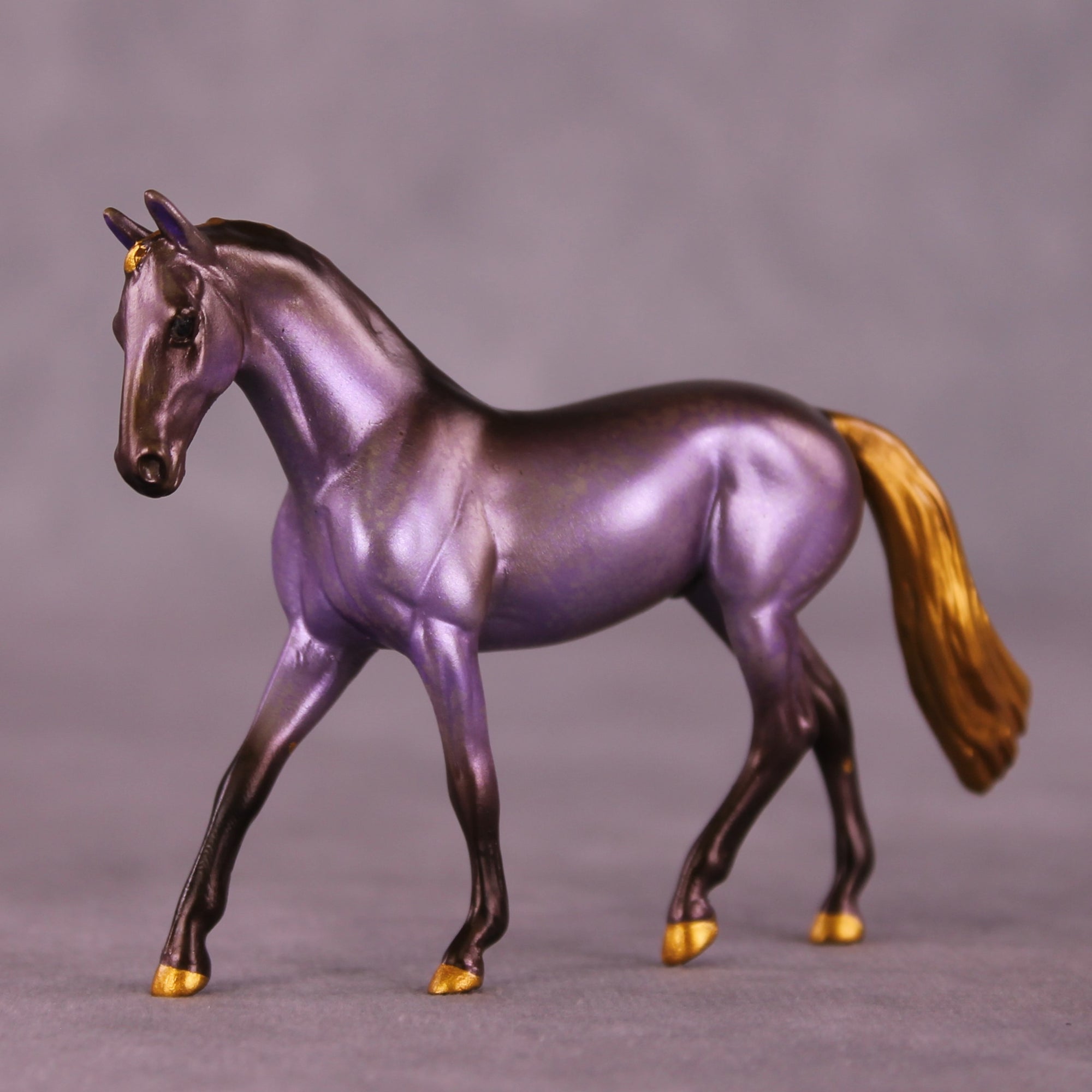 Lavender Mocha OOAK Chip Warmblood By Kristen Cermele July GemStones Series