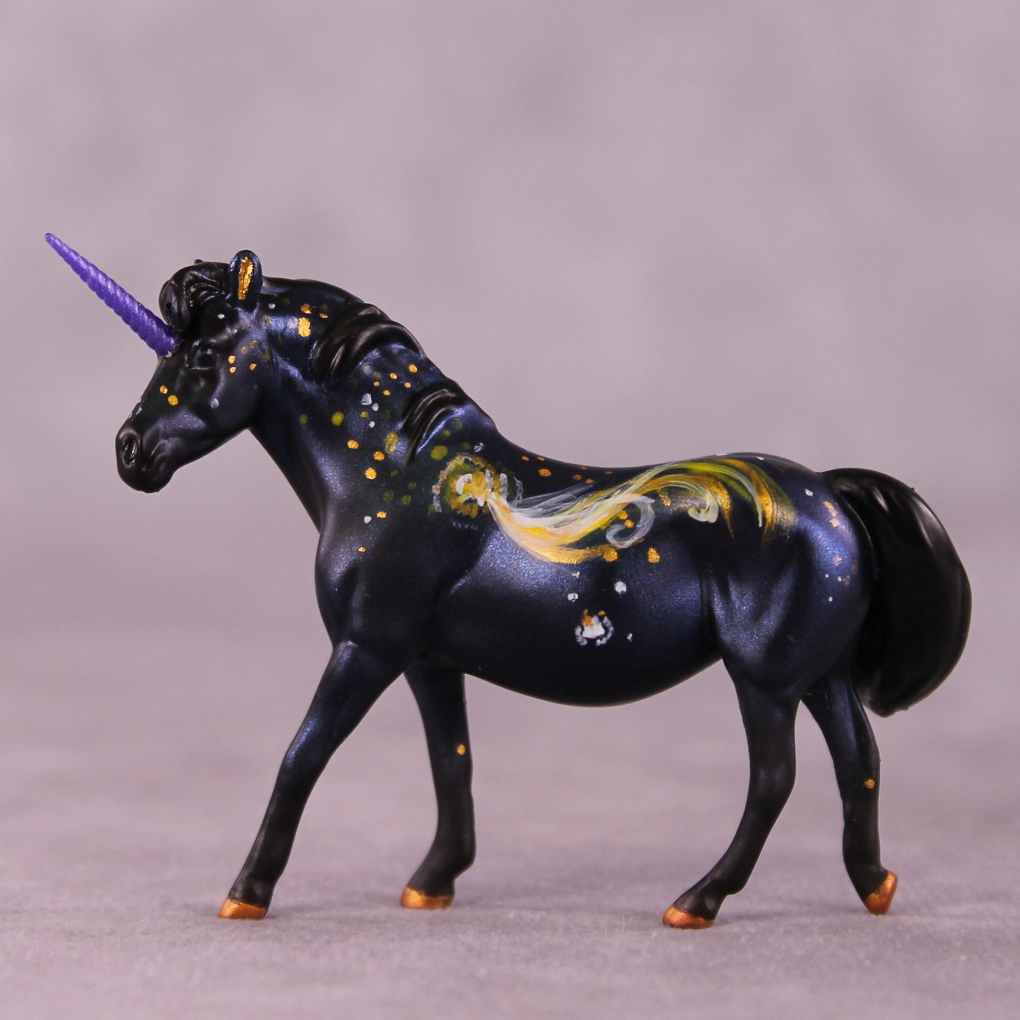 Stella OOAK FCM Chip Pony By Kristen Cermele July GemStones Series