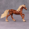 PREVIEW LISTING ONLY Pumpkin Pie OOAK Flaxen Chestnut Friesian Chip By Ellen Robbins MM24