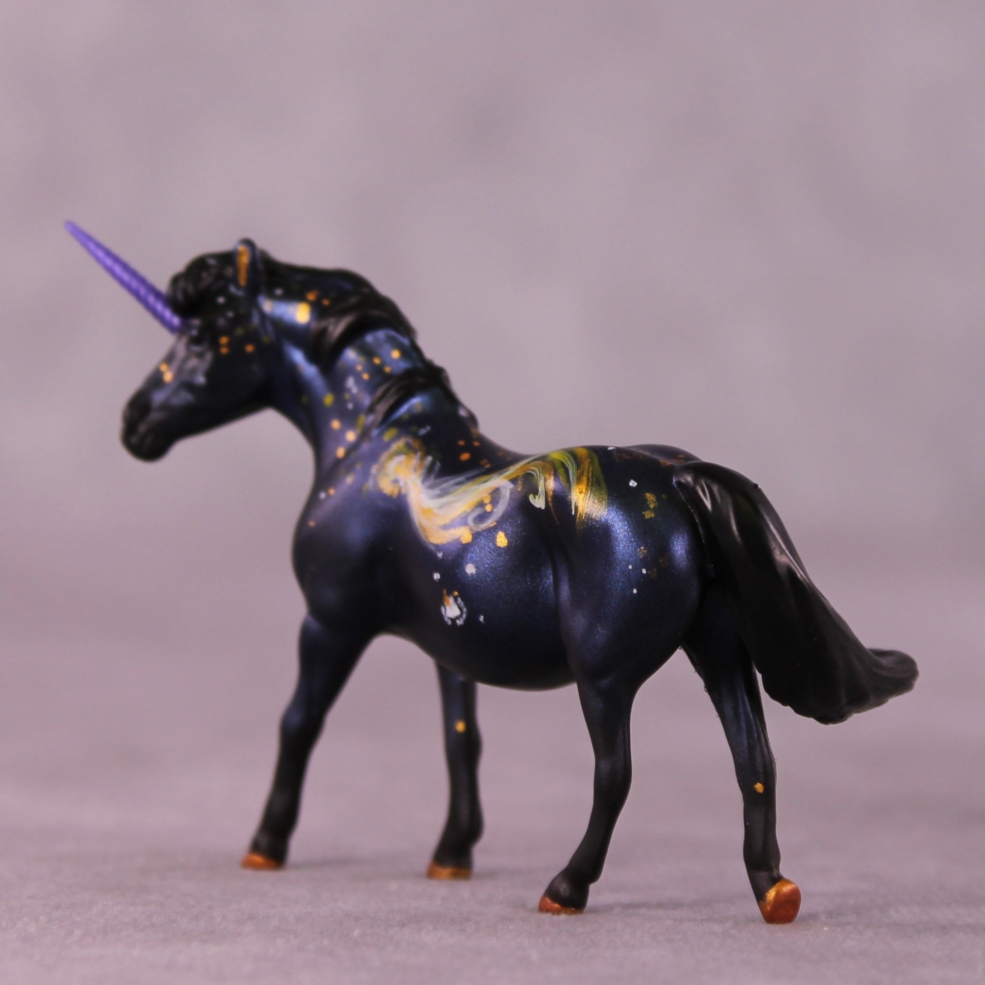 Stella OOAK FCM Chip Pony By Kristen Cermele July GemStones Series