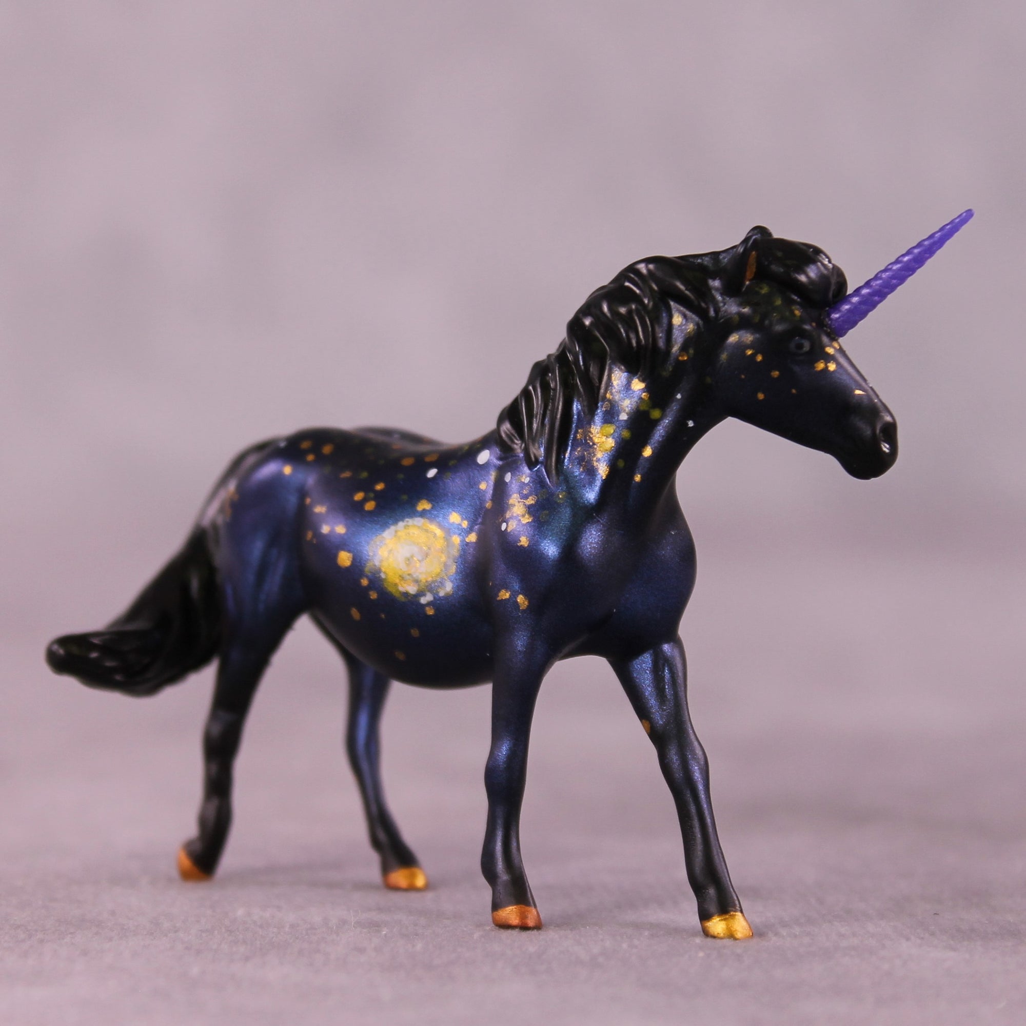 Stella OOAK FCM Chip Pony By Kristen Cermele July GemStones Series