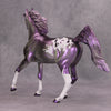 PREVIEW LISTING ONLY Purple Haze OOAK Deco Green/Purple Arabian Mare By Dawn Quick MM24