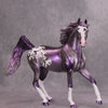 PREVIEW LISTING ONLY Purple Haze OOAK Deco Green/Purple Arabian Mare By Dawn Quick MM24