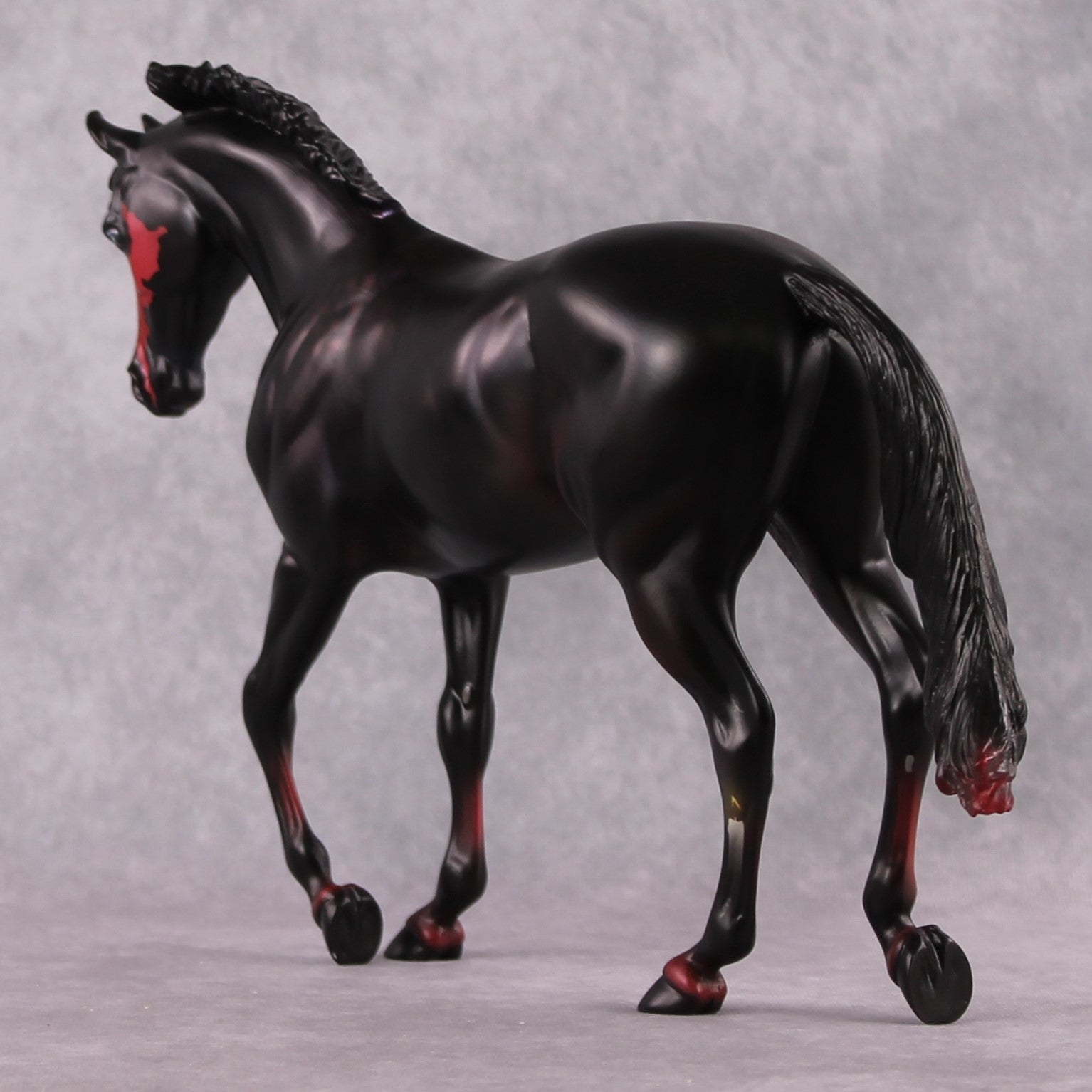 SAMPLE "Edgar Allan" FCM Thoroughbred Painted By Ellen Robbins