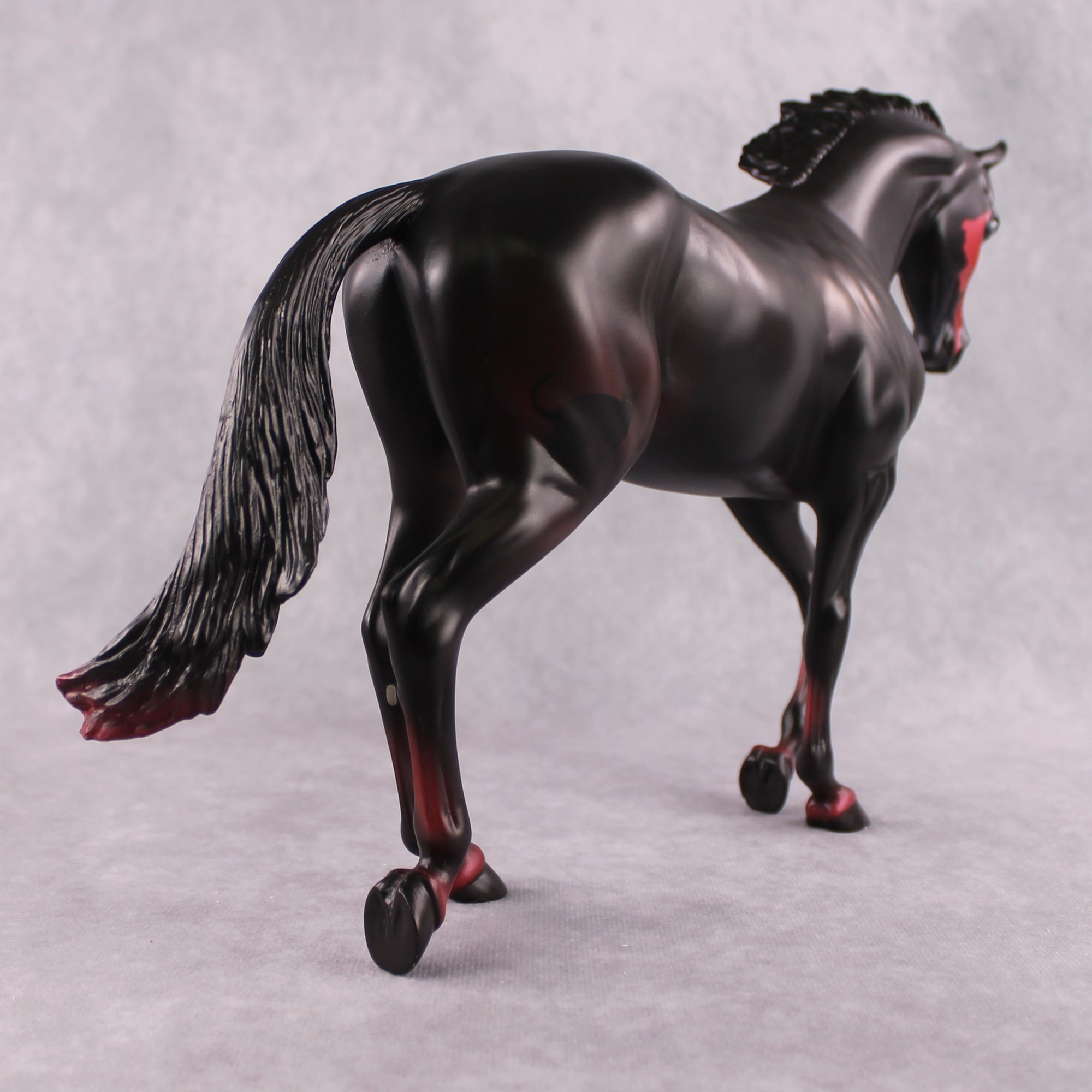 SAMPLE "Edgar Allan" FCM Thoroughbred Painted By Ellen Robbins