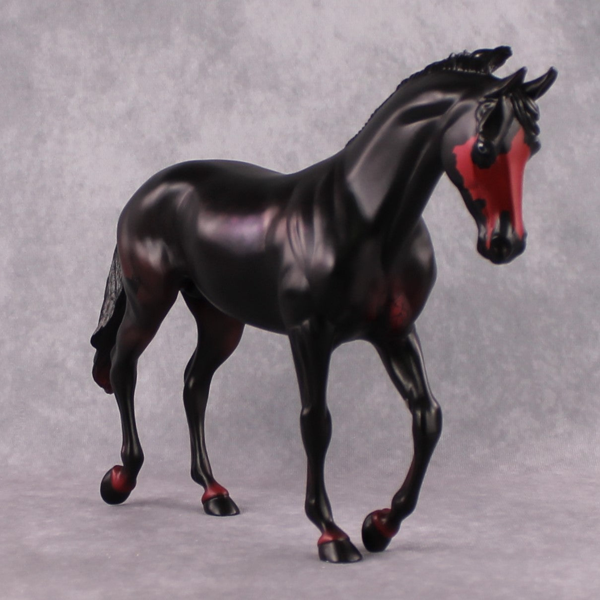 SAMPLE "Edgar Allan" FCM Thoroughbred Painted By Ellen Robbins