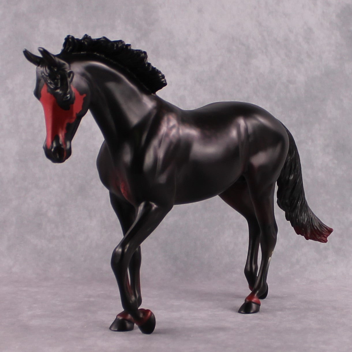 SAMPLE "Edgar Allan" FCM Thoroughbred Painted By Ellen Robbins