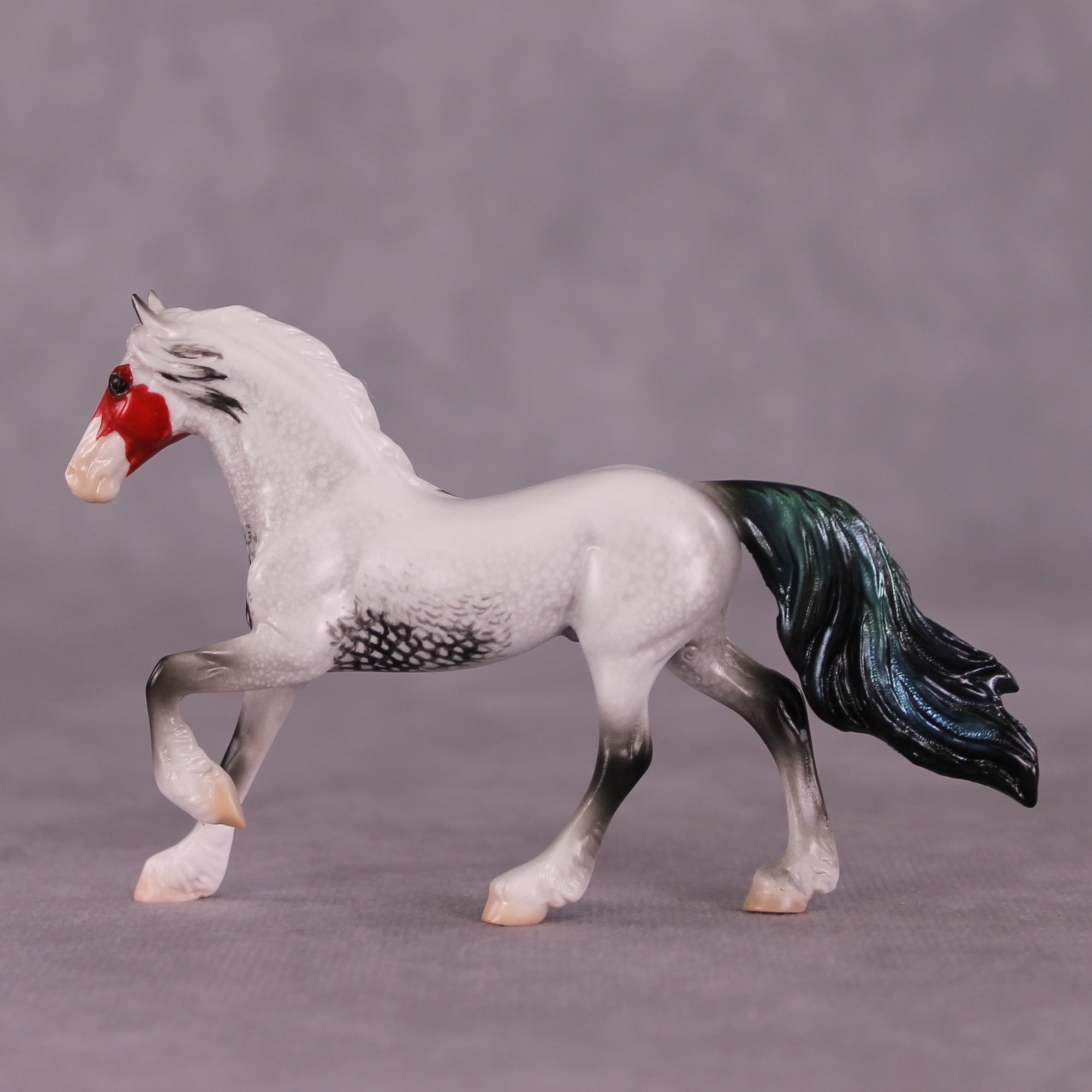 "Wyandotte" OOAK Friesian Chip By Jess Hamill - Menagerie Series