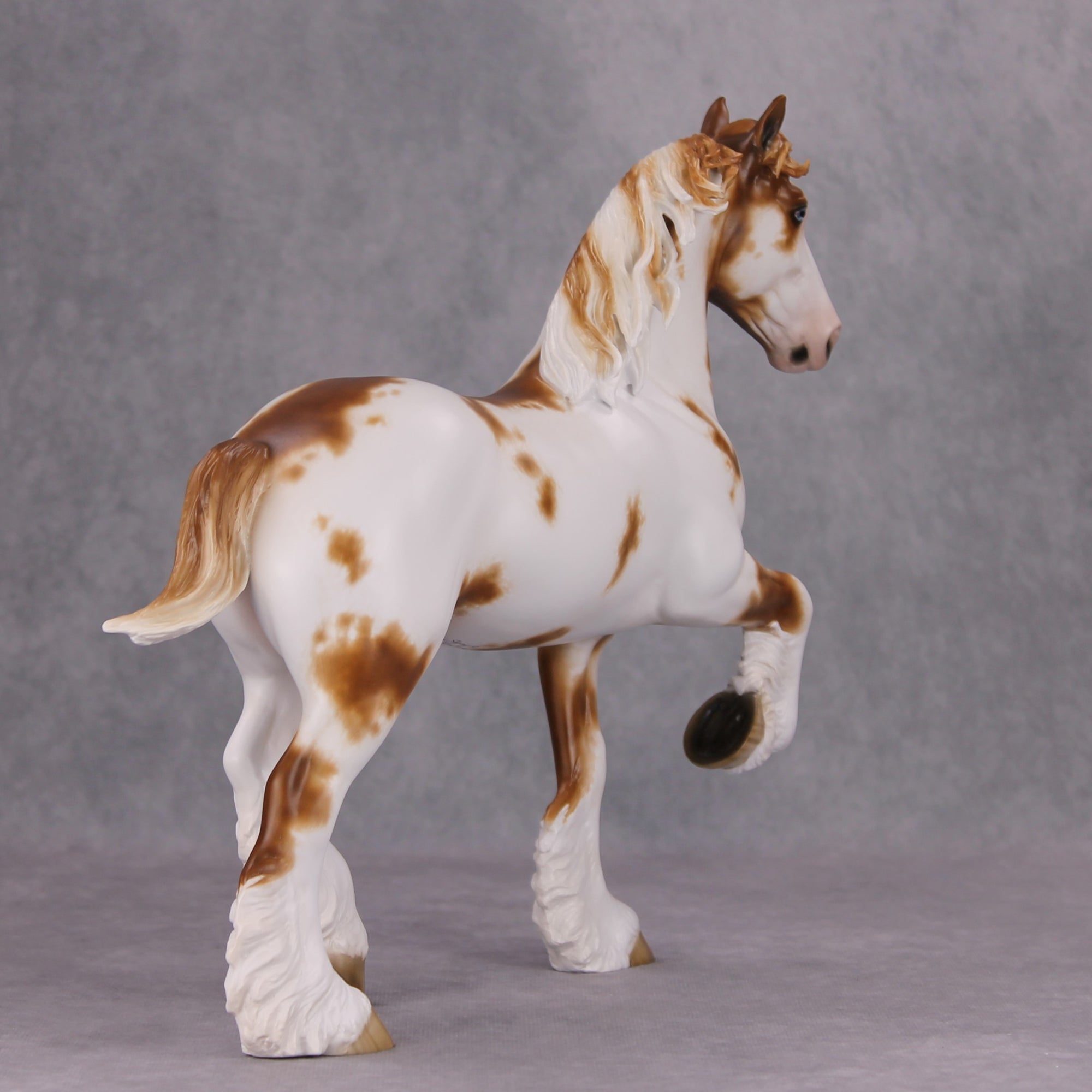 Take Five OOAK Chestnut Sabino Trotting Drafter By Sheryl Leisure MM24 Best Offer