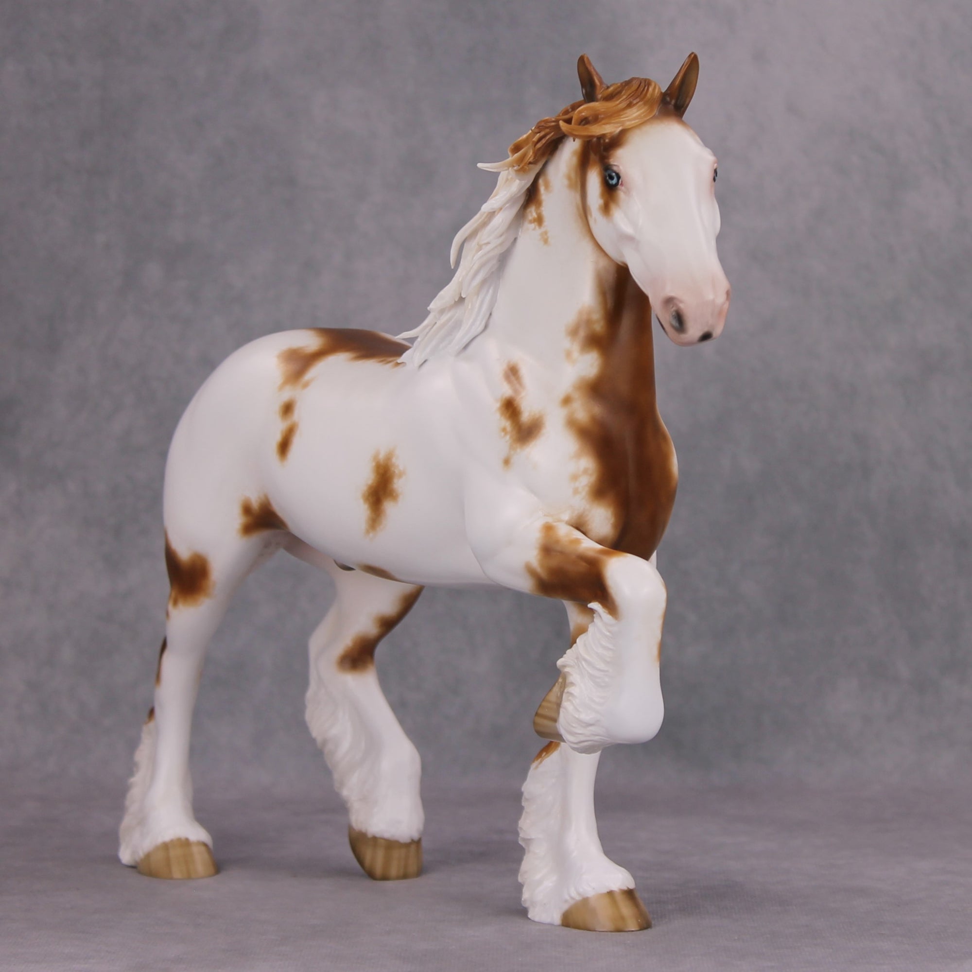 Take Five OOAK Chestnut Sabino Trotting Drafter By Sheryl Leisure MM24 Best Offer